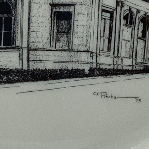 Vintage Castleton China Old Pittsburgh Post Office 10 3/4” Collector Plate - Picture 4 of 10